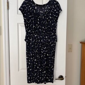 Banana Republic Blue and White Floral Dress